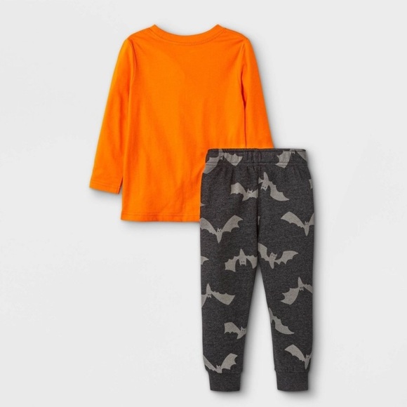 CAT & JACK BOYS 2PC HALLOWEEN PANTS SET SIZES 12M, 2T, 3T, 4T (NEW WITH TAGS) - Picture 2 of 4